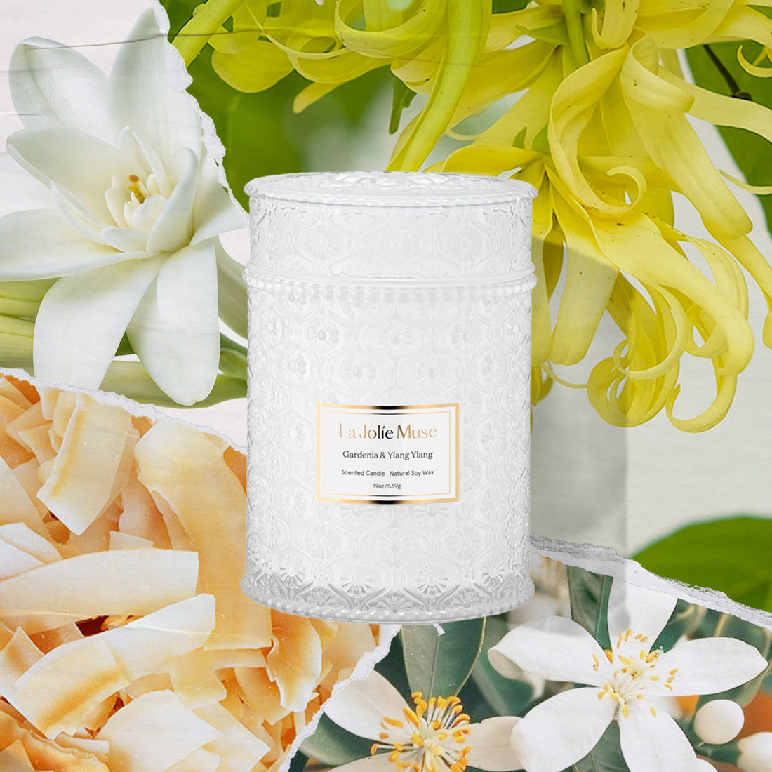 Maelyn - Gardenia &amp; Ylang Ylang 19oz Candle