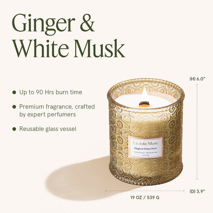 Maelyn - Ginger &amp; White Musk 19oz Candle