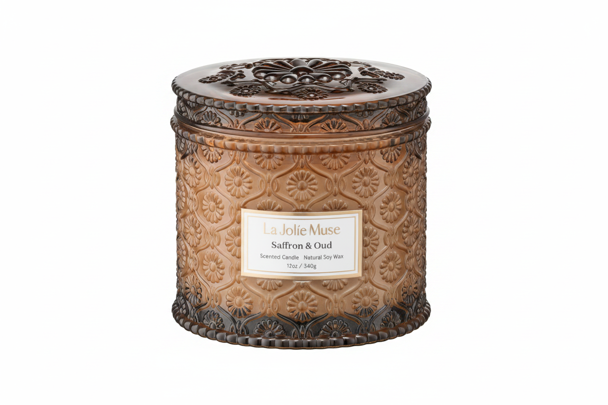 Maelyn - Saffron &amp; Oud 12oz Candle