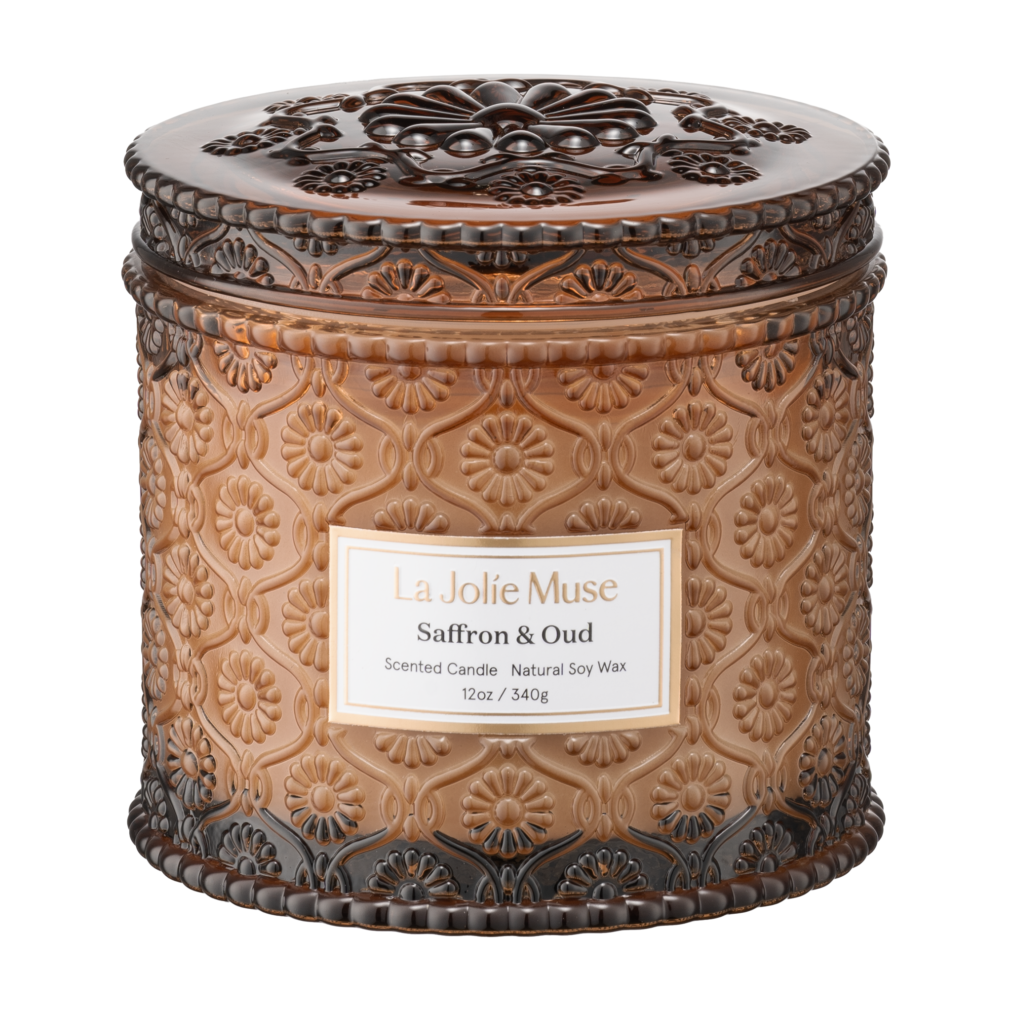 Maelyn - Saffron & Oud 12oz Candle
