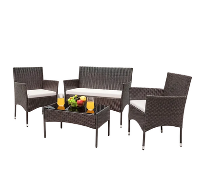 4 Pc Outdoor Patio Furniture Sets