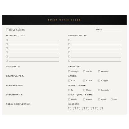 Self Care Notepad
