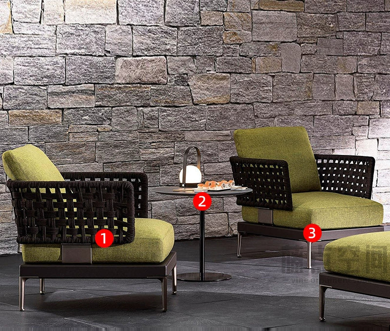 Luxury Teak Outdoor Rattan Furniture