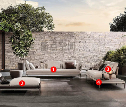 Luxury Teak Outdoor Rattan Furniture