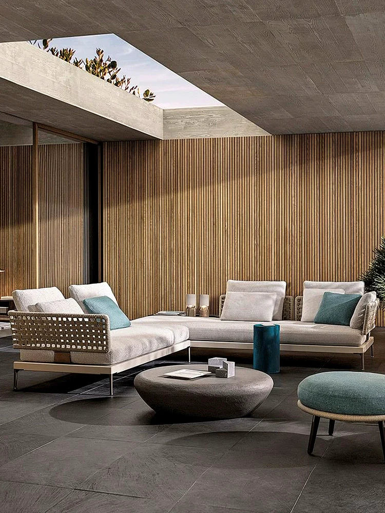 Luxury Teak Outdoor Rattan Furniture