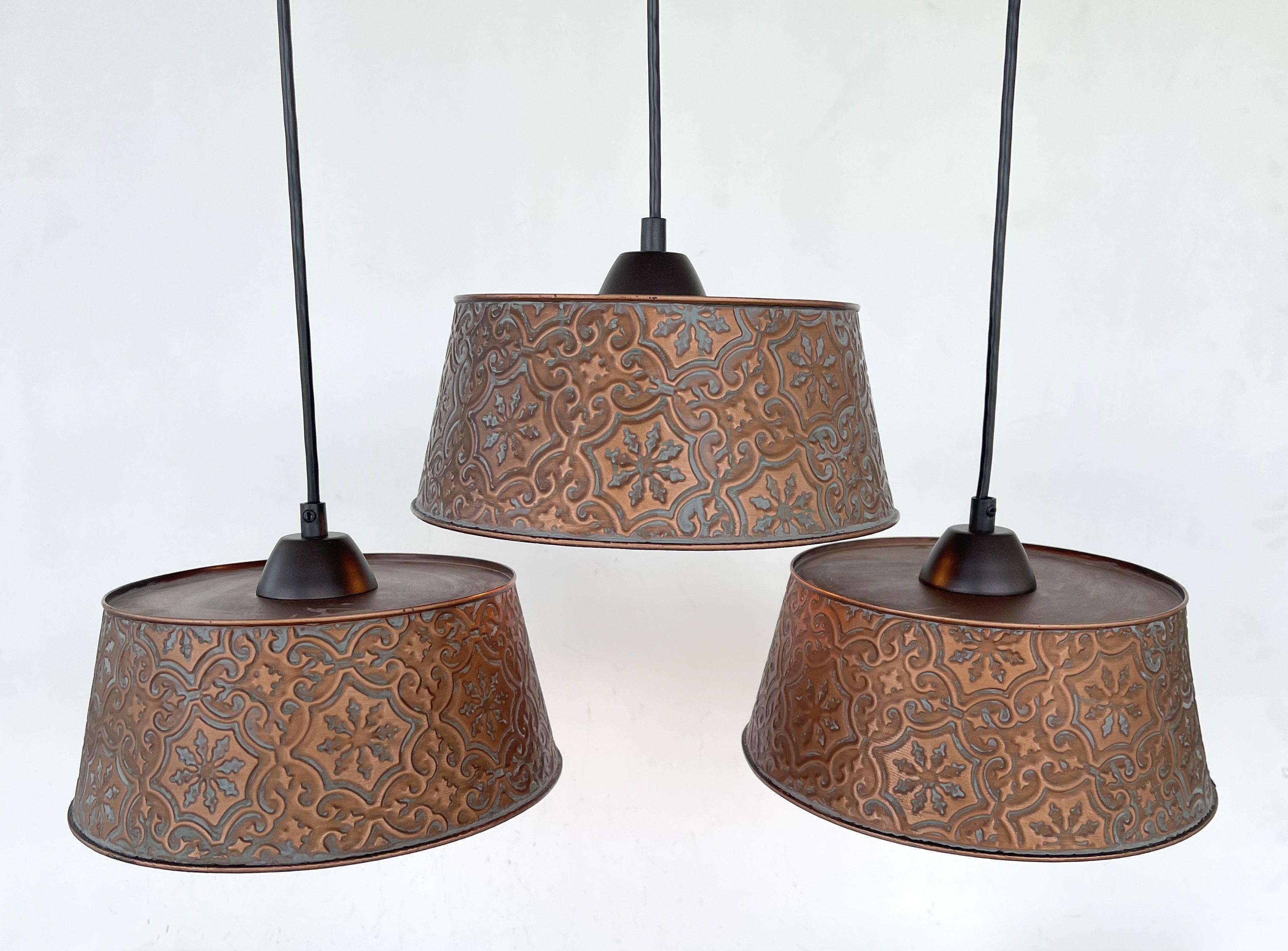 Ornate Copper CHANDELIER - 3 Sizes