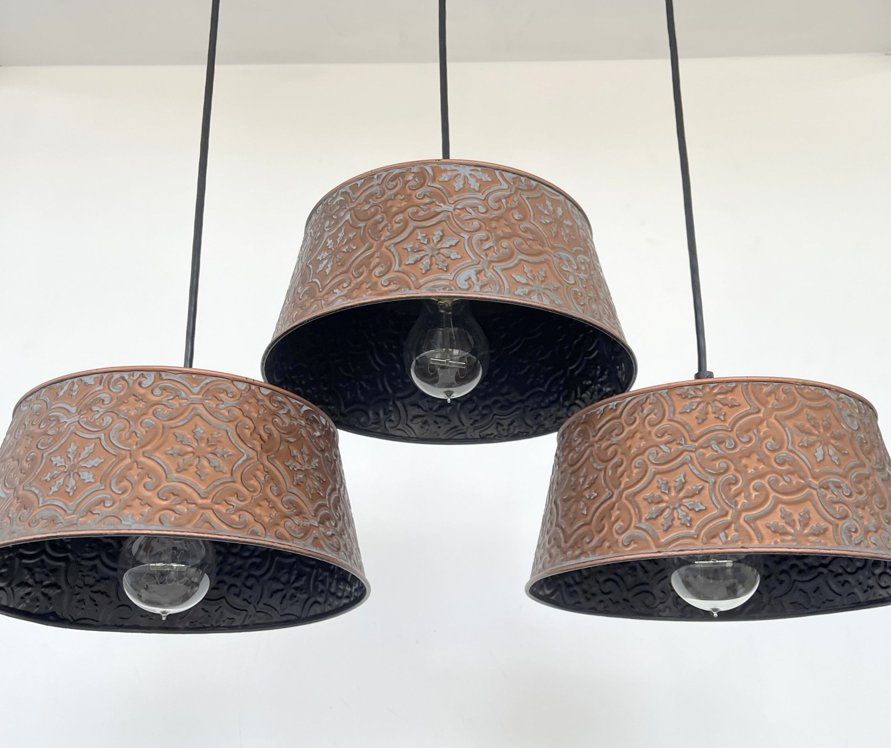 Ornate Copper CHANDELIER - 3 Sizes