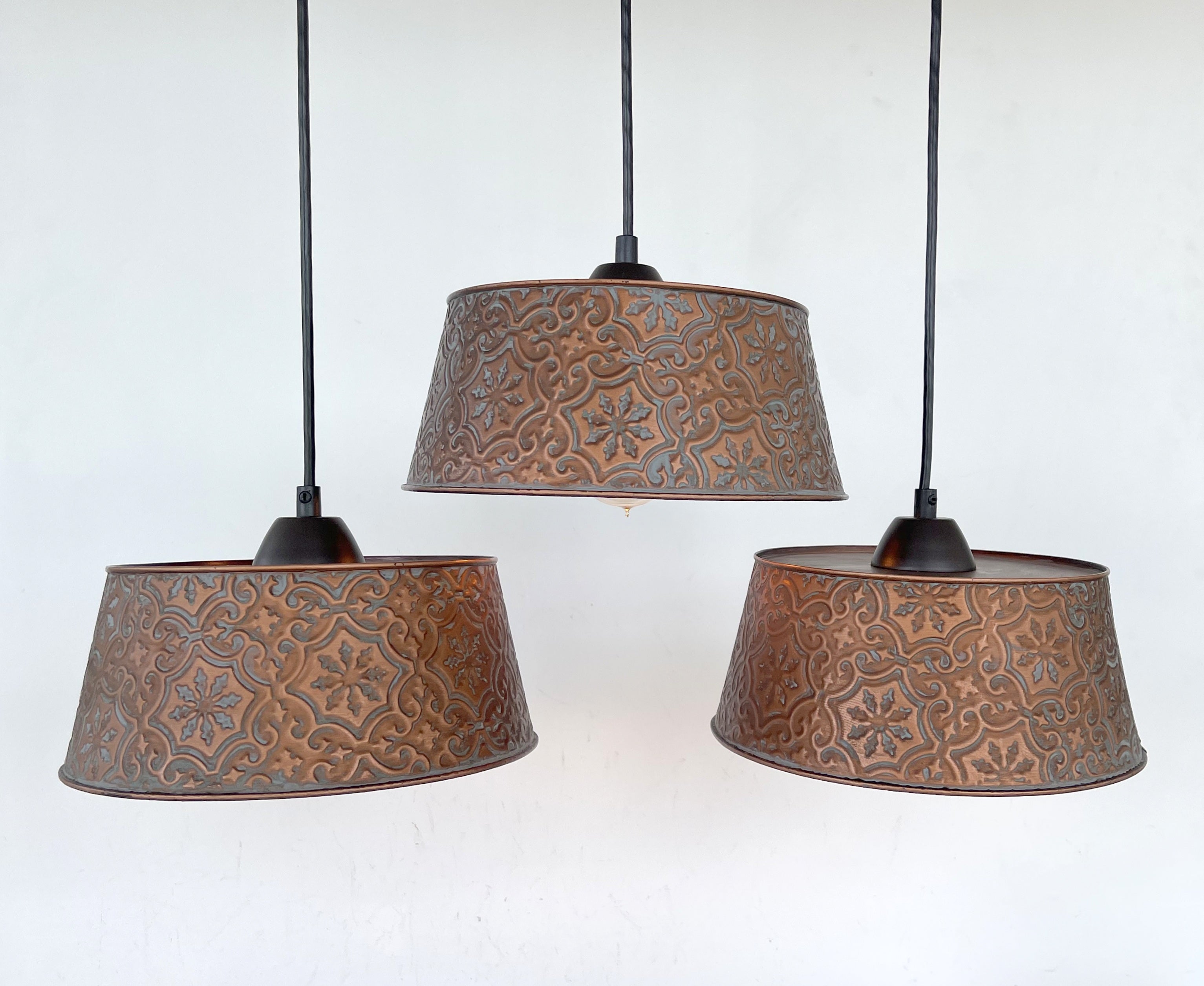 Ornate Copper CHANDELIER - 3 Sizes