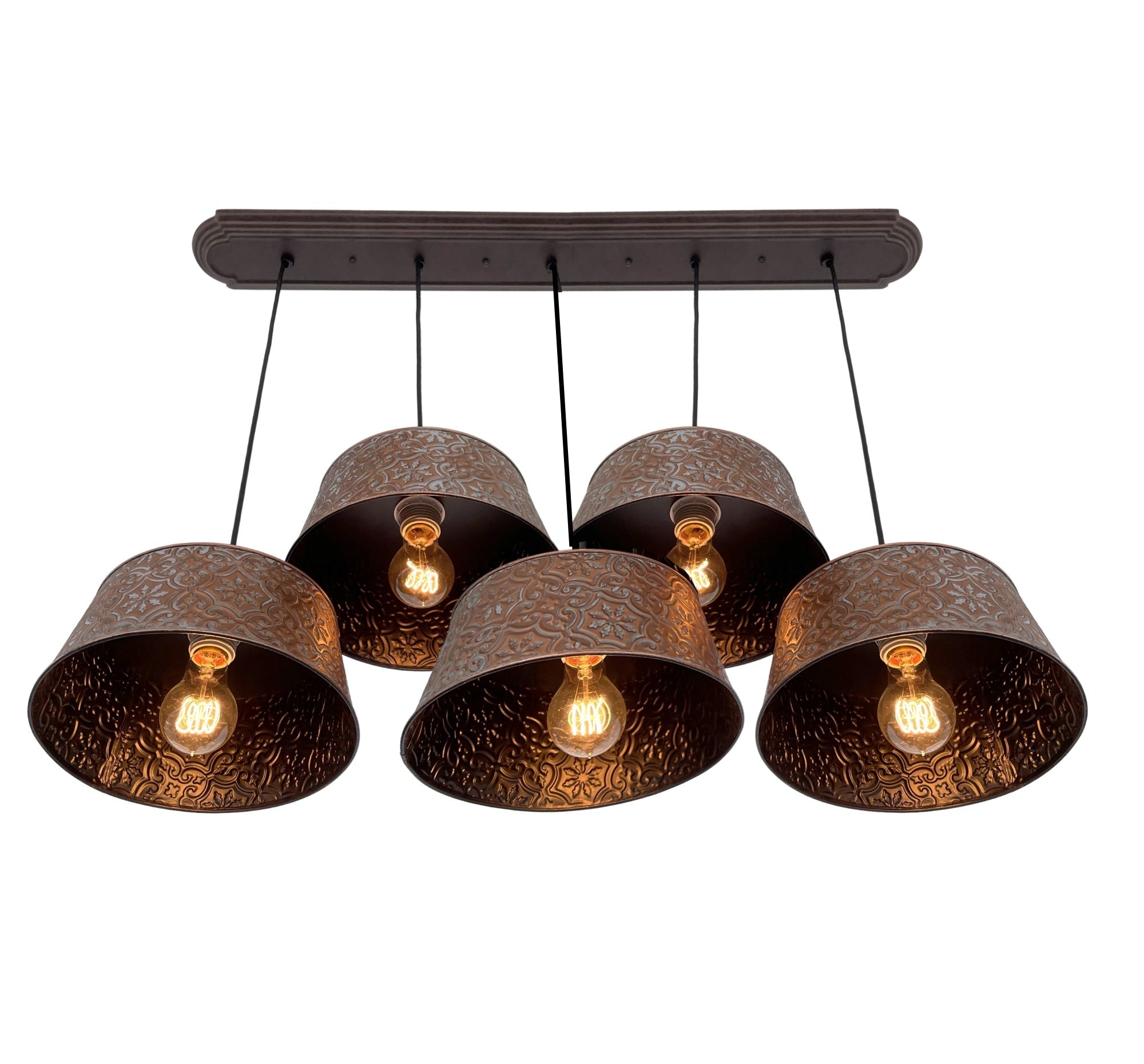 Ornate Copper CHANDELIER - 3 Sizes