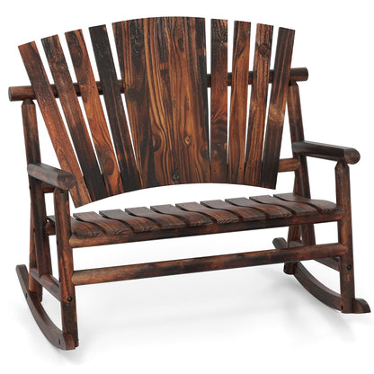 Outdoor Adirondack Double Rocking Chair