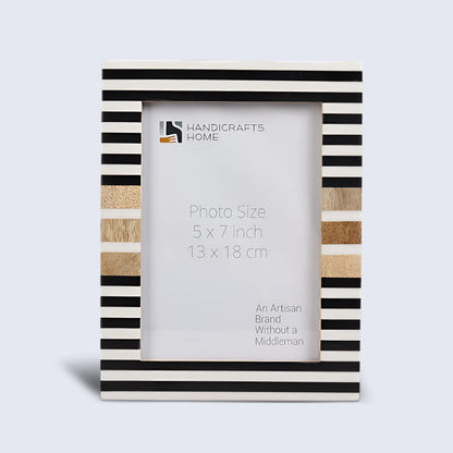 Handmade Stripe Picture Frame