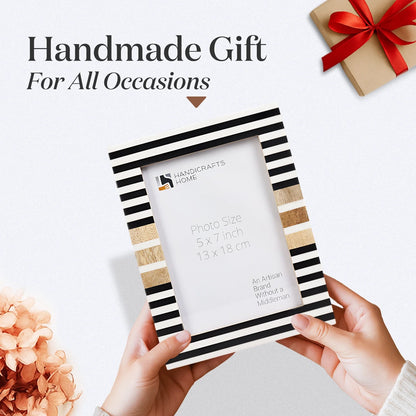Handmade Stripe Picture Frame