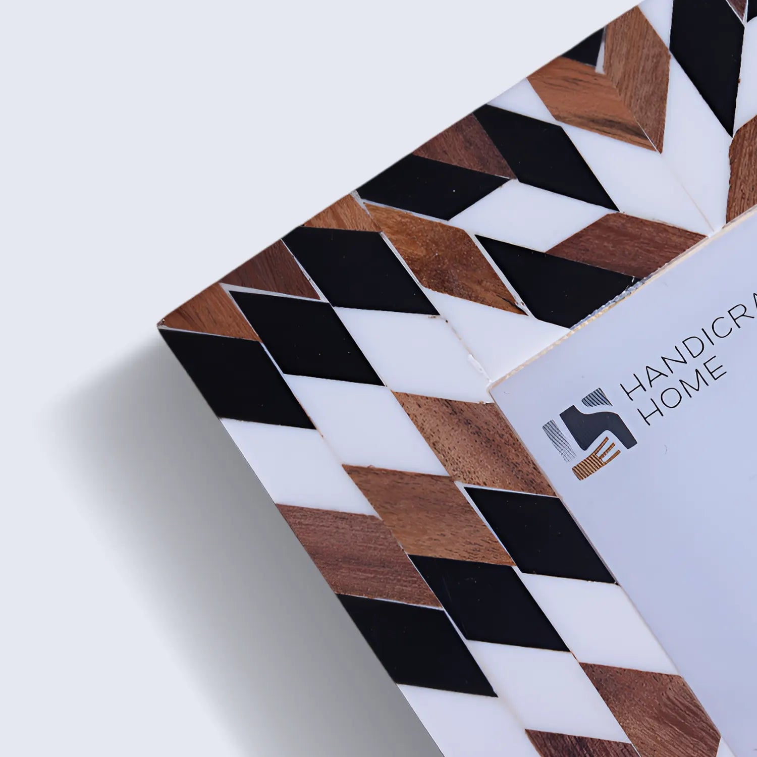 Handmade Herringbone Picture Frame