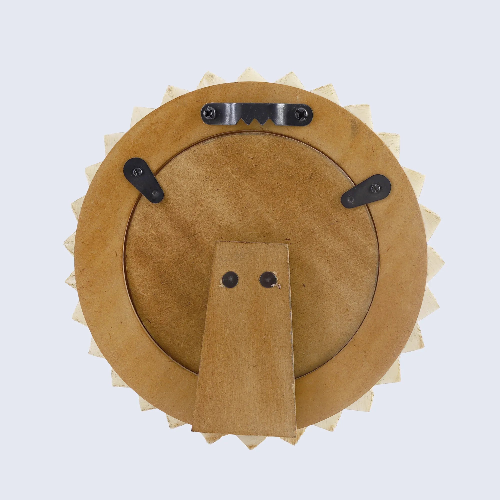 Scalloped Round Bone Inlay Handmade Frame