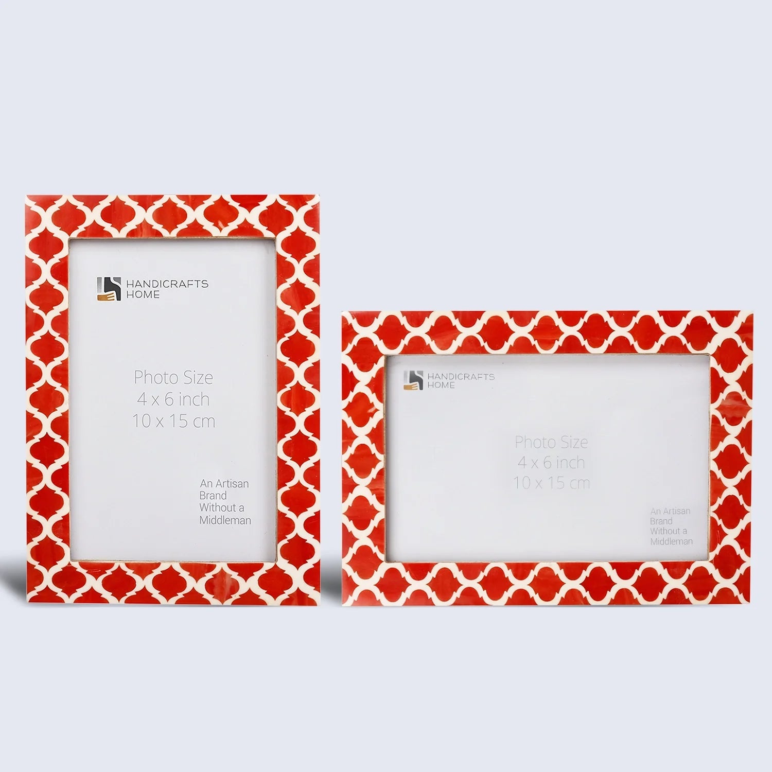 Casablanca Pimienta Resin Inlay Picture Frame Set 2
