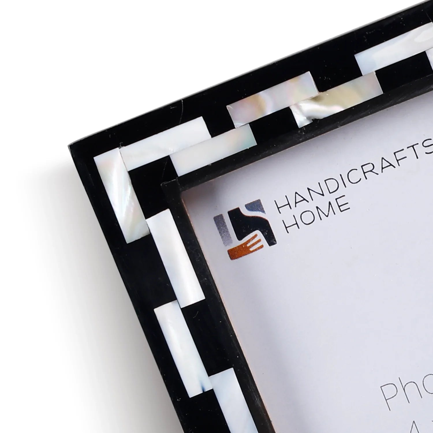Pearlescent Tiptoe Mother of Pearl &amp; Resin Inlay Picture Frame