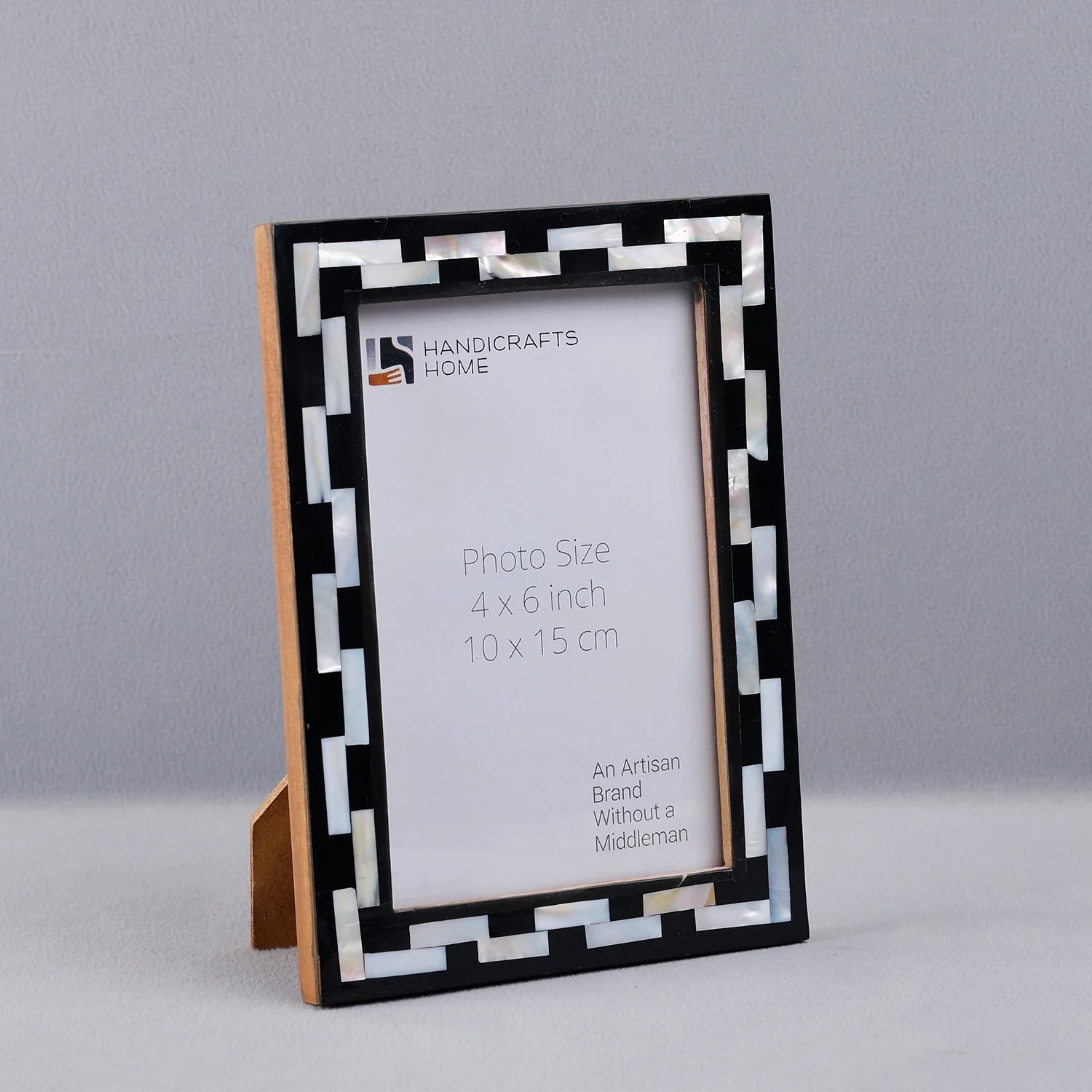 Pearlescent Tiptoe Mother of Pearl &amp; Resin Inlay Picture Frame