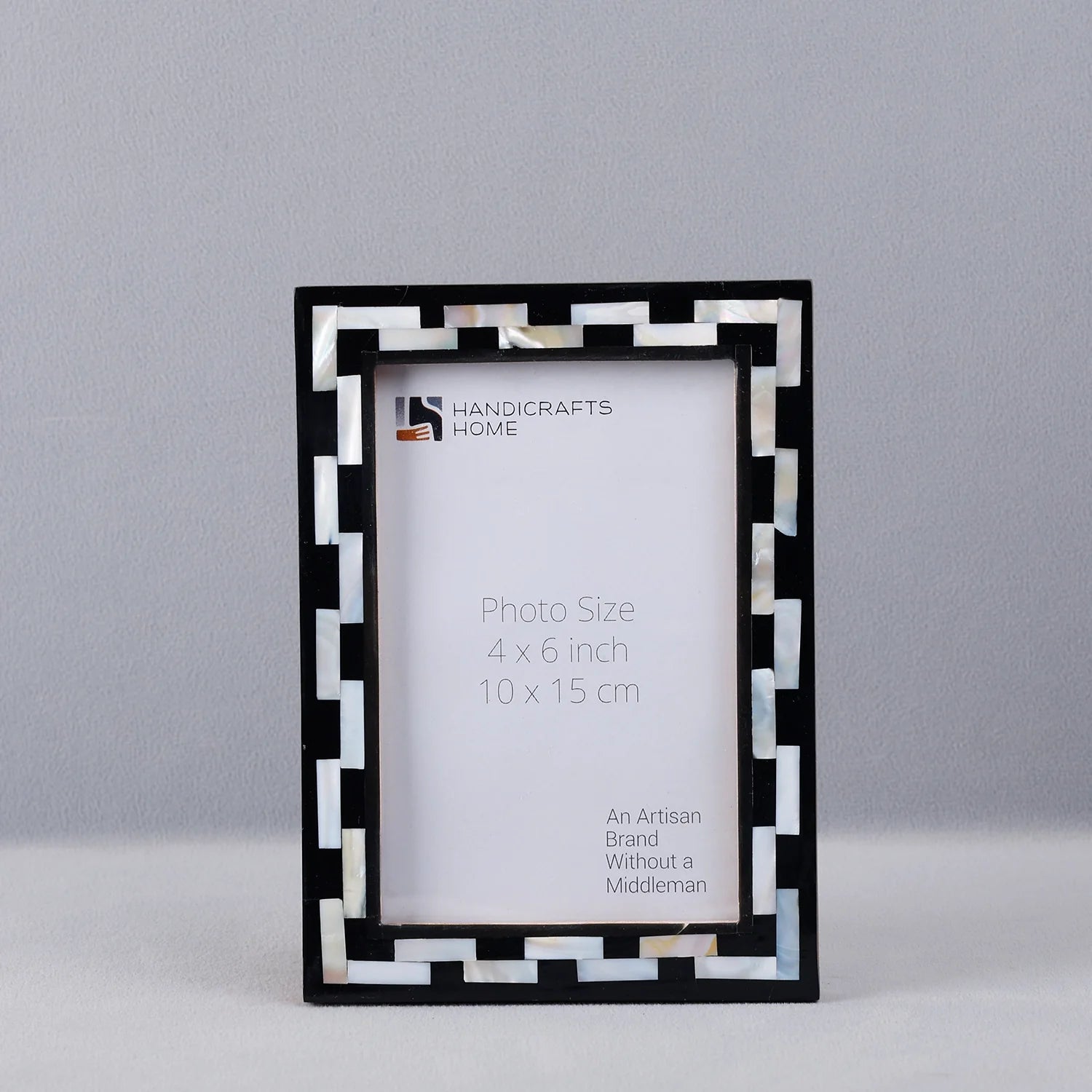 Pearlescent Tiptoe Mother of Pearl &amp; Resin Inlay Picture Frame
