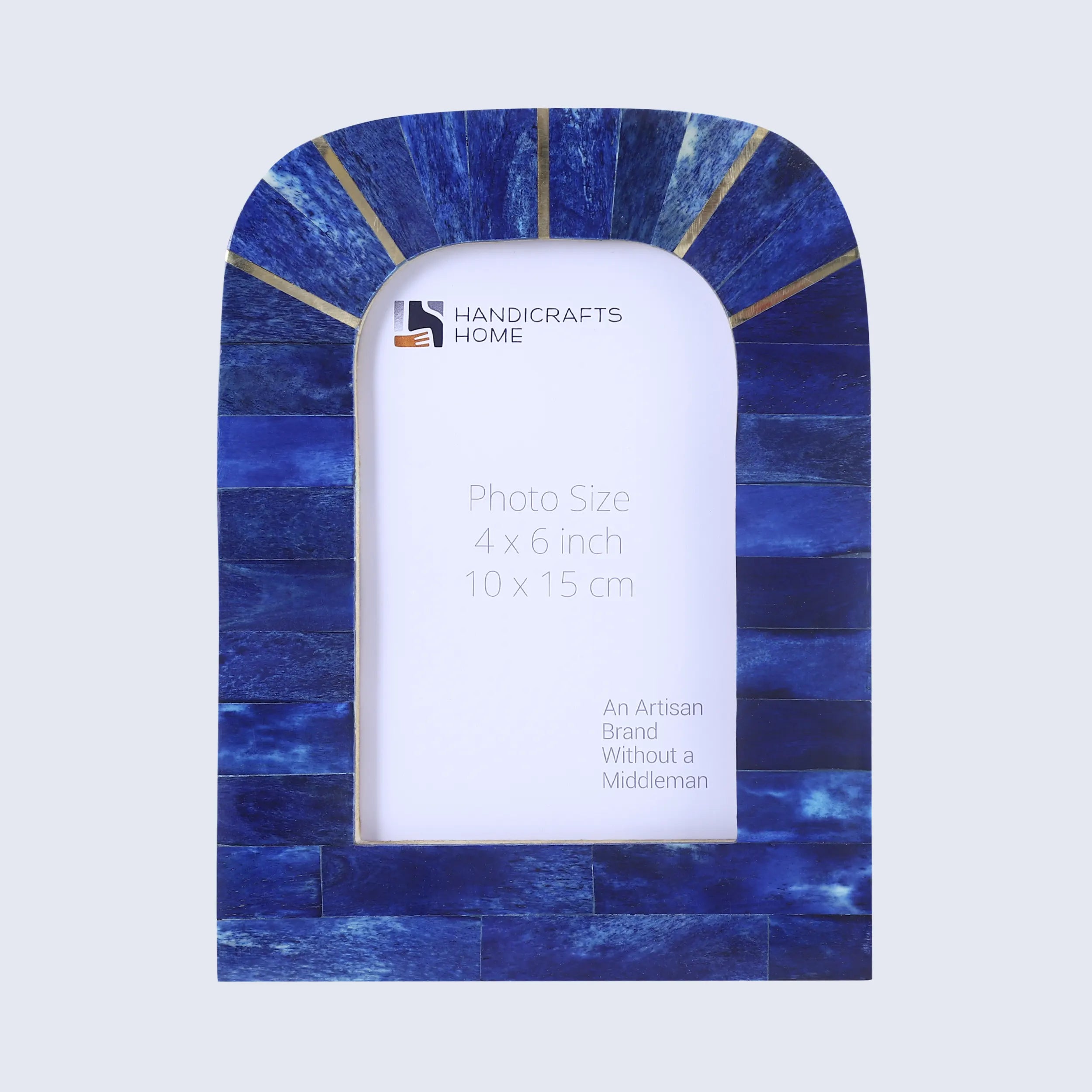Palace Well Collection Bone Inlay Frame - Blue