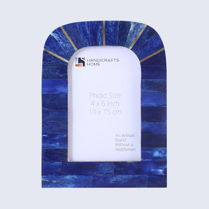 Palace Well Collection Bone Inlay Frame - Blue