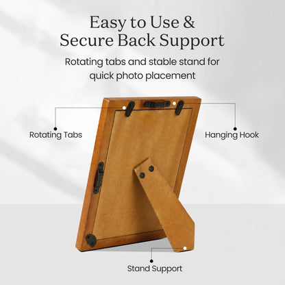 Black Bone &amp; Brass Inlay Picture Frame | West Coast Naples