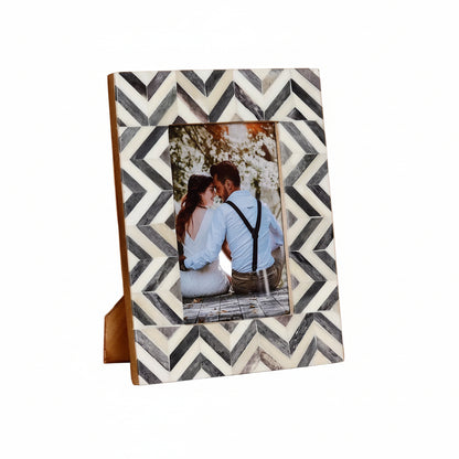 Handmade Herringbone Picture Frame