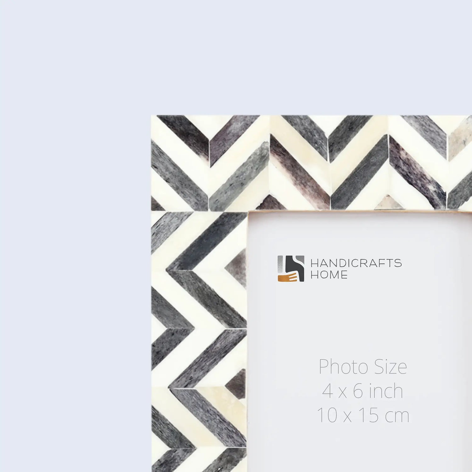Handmade Herringbone Picture Frame