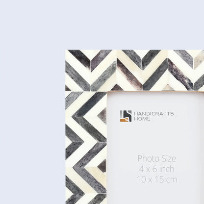 Handmade Herringbone Picture Frame