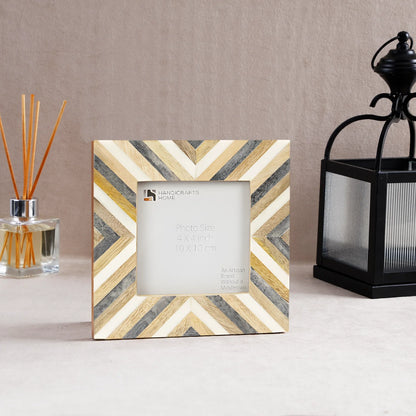 Hypno Daze Pattern Wood &amp; Resin Inlay Handcrafted Picture Frames