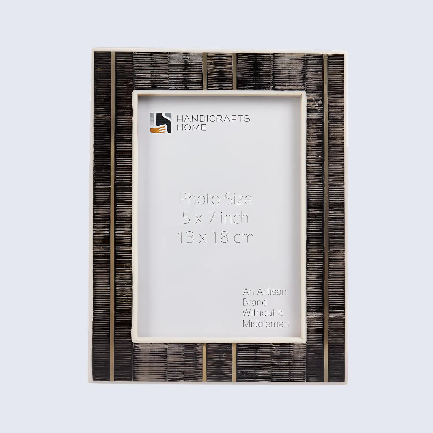 Shagrin Collection Brass, Horn &amp; Resin Inlay Frame
