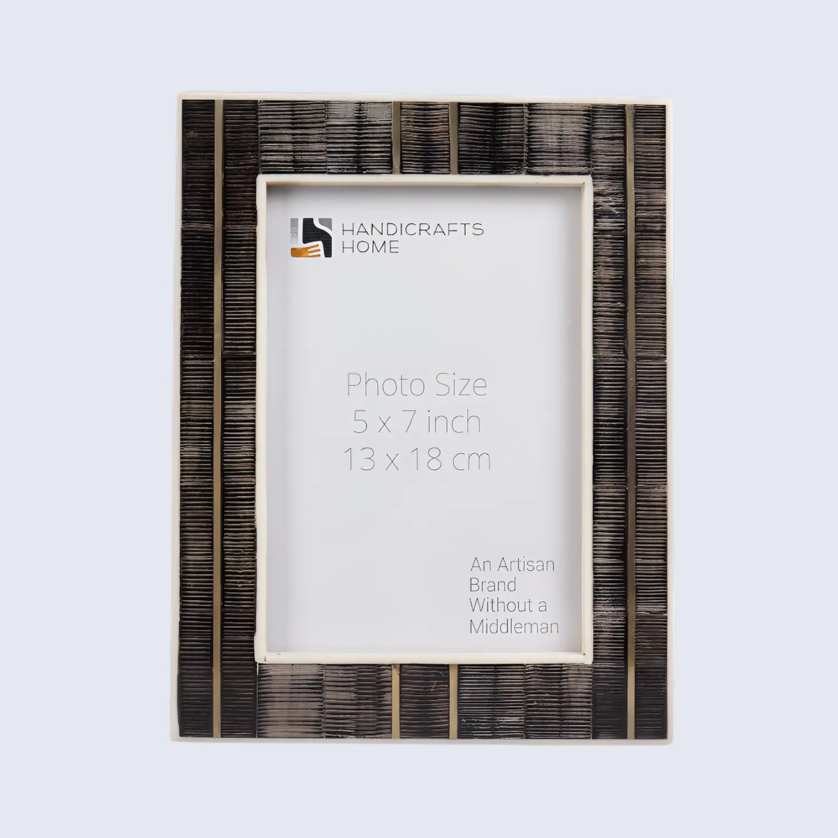 Shagrin Collection Brass, Horn &amp; Resin Inlay Frame
