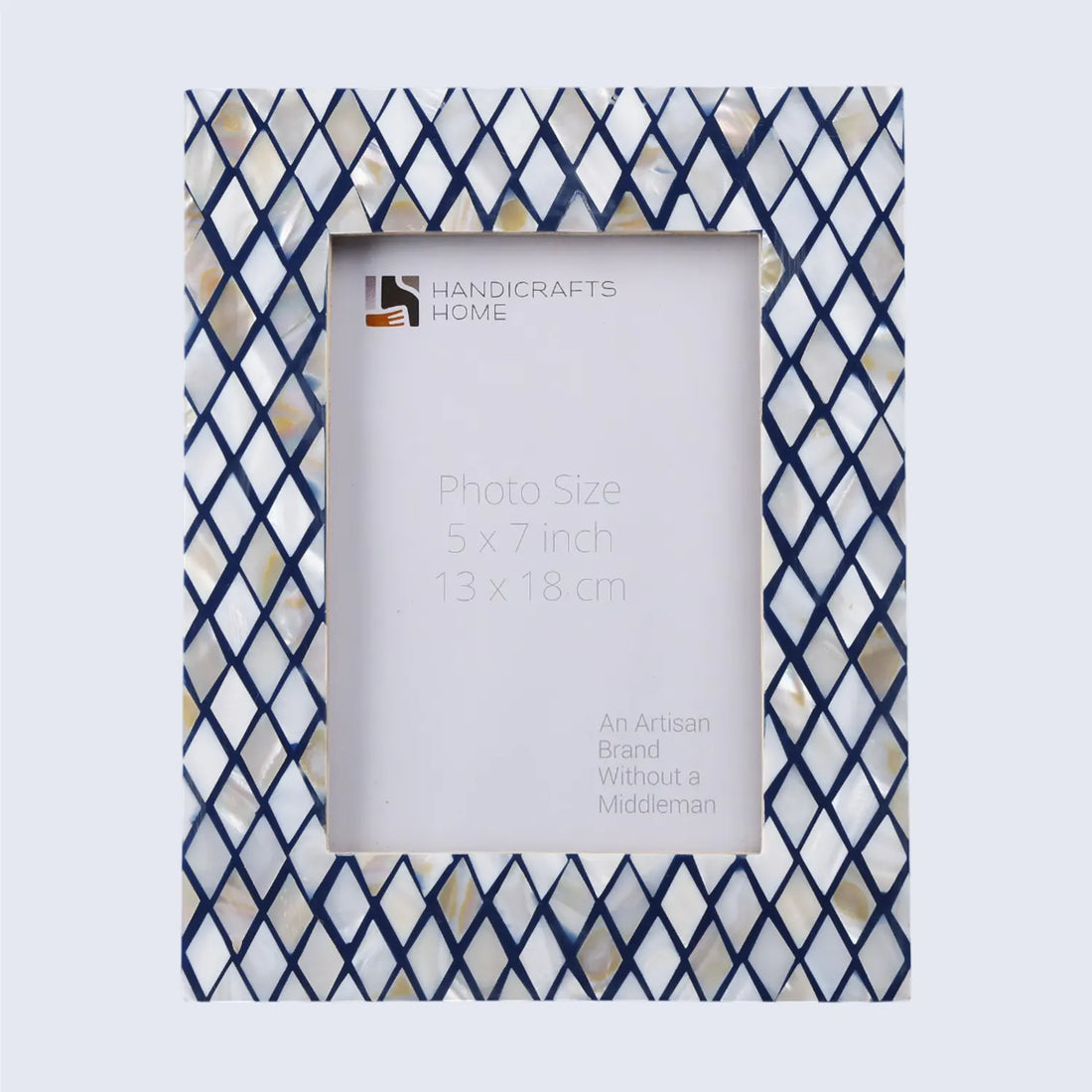 Handmade Mother of Pearl Picture Frames- Diamond