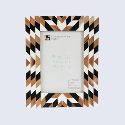 Handmade Herringbone Picture Frame