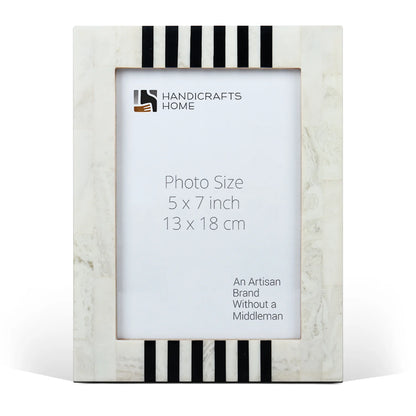 Contour Alto Pattern Resin Inlay - White &amp; Black