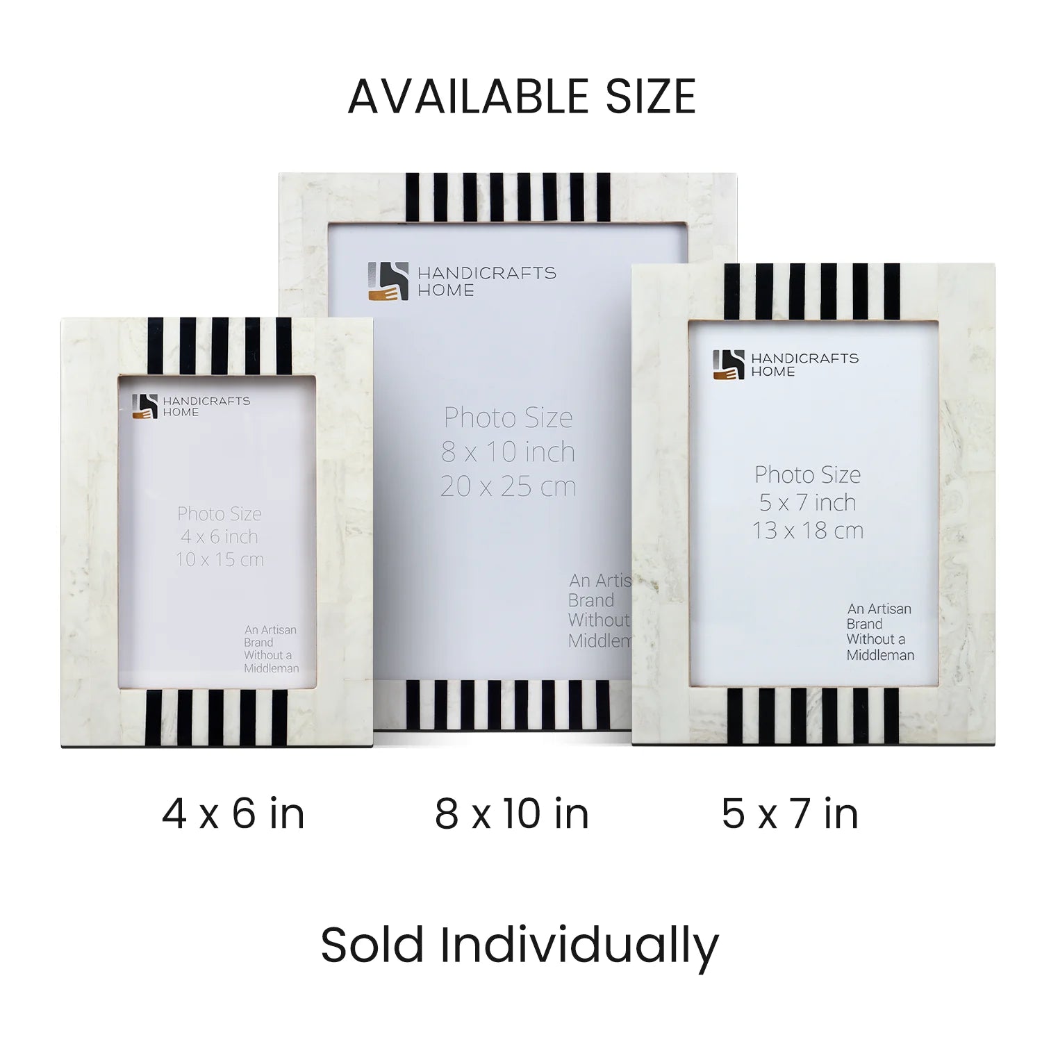 Contour Alto Pattern Resin Inlay - White &amp; Black