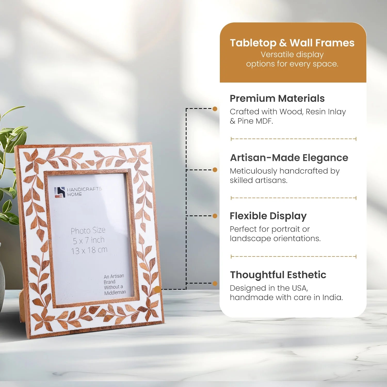 Alhambra Cama Handcrafted Picture Frame