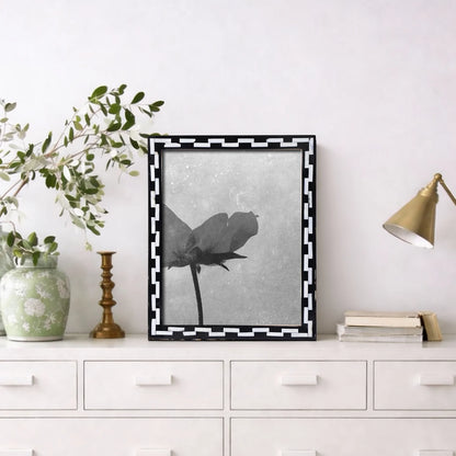 Pearlescent Tiptoe Mother of Pearl &amp; Resin Inlay Picture Frame