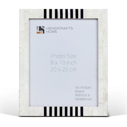 Contour Alto Pattern Resin Inlay - White &amp; Black