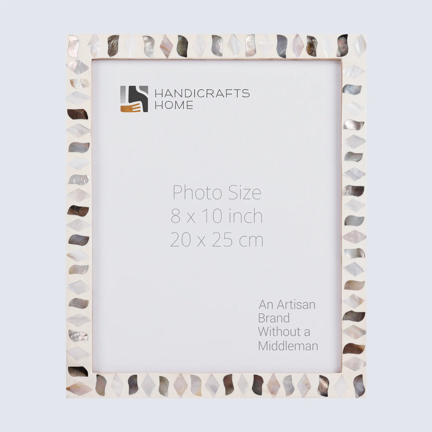 Fossil Pattern Mother of Pearl Handcrafted Resin Inlay Picture Frames