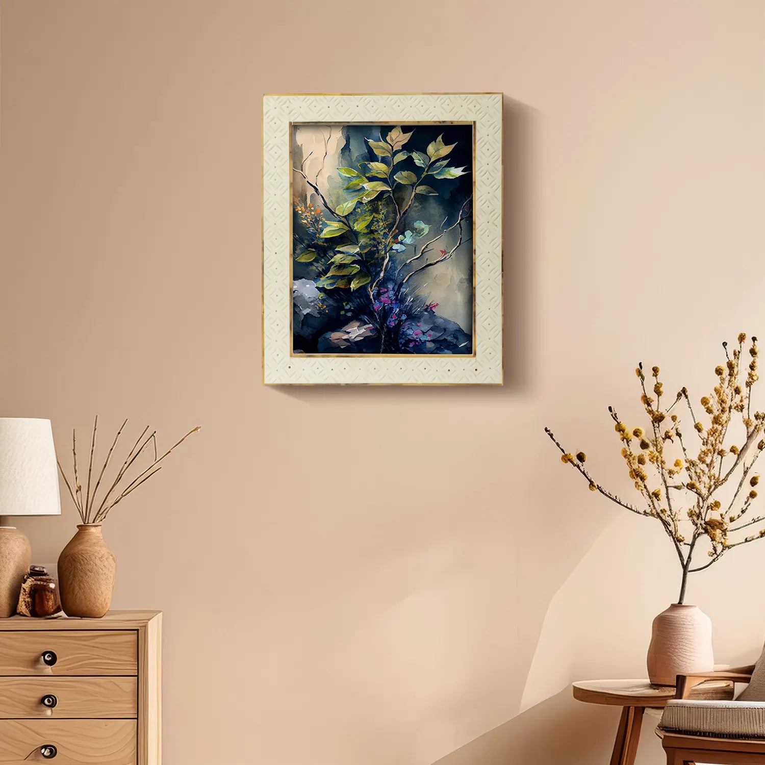 Rhythm Circles Handmade Resin Inlay Picture Frame