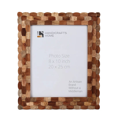 Handcrafted Scalloped Picture Frame