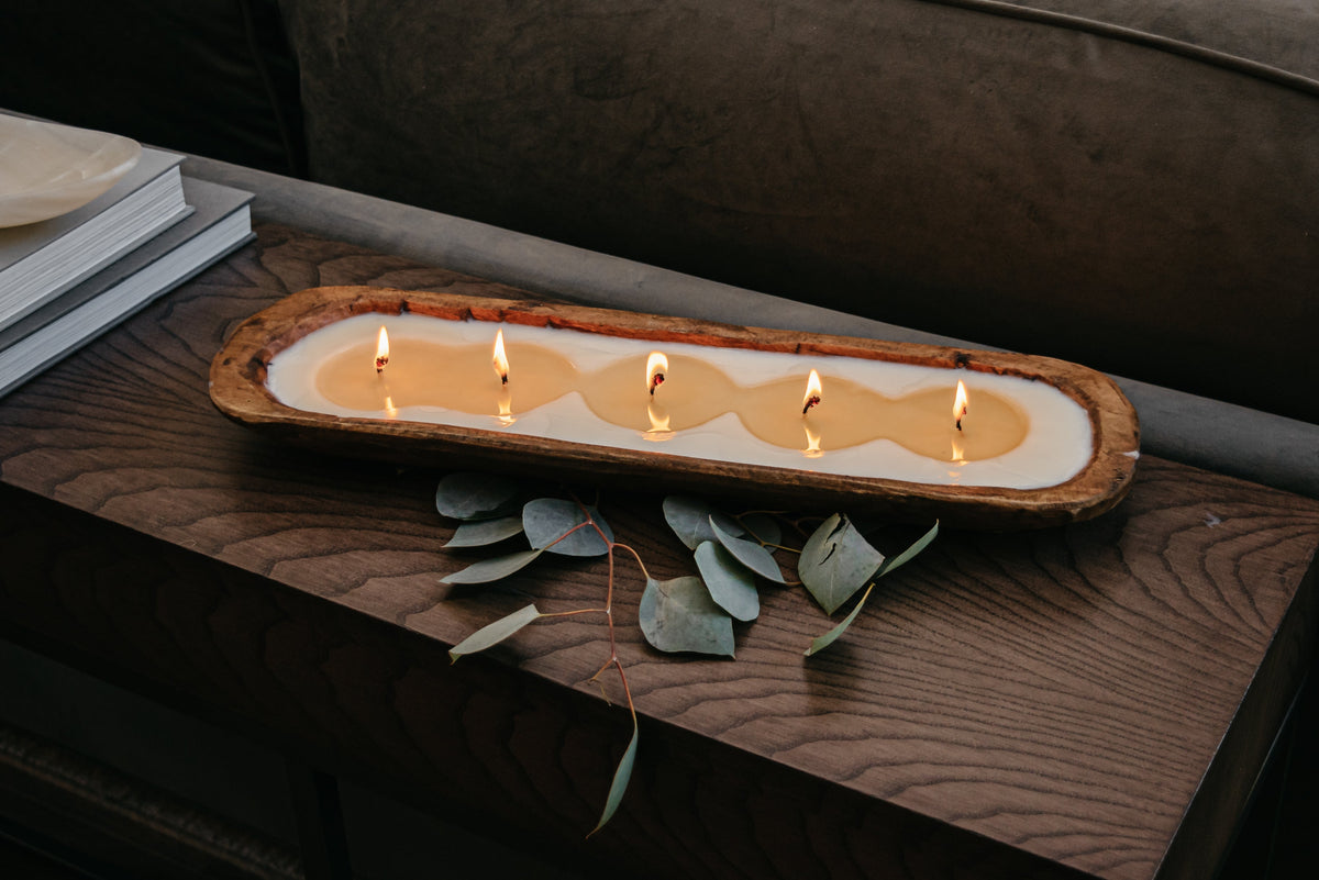 5-Wick Dough Bowl Soy Candle - Pomme Cider