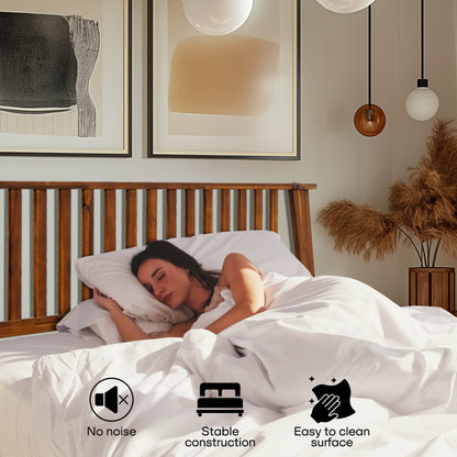 Kaylin Solid Acacia Wood Bed Frame