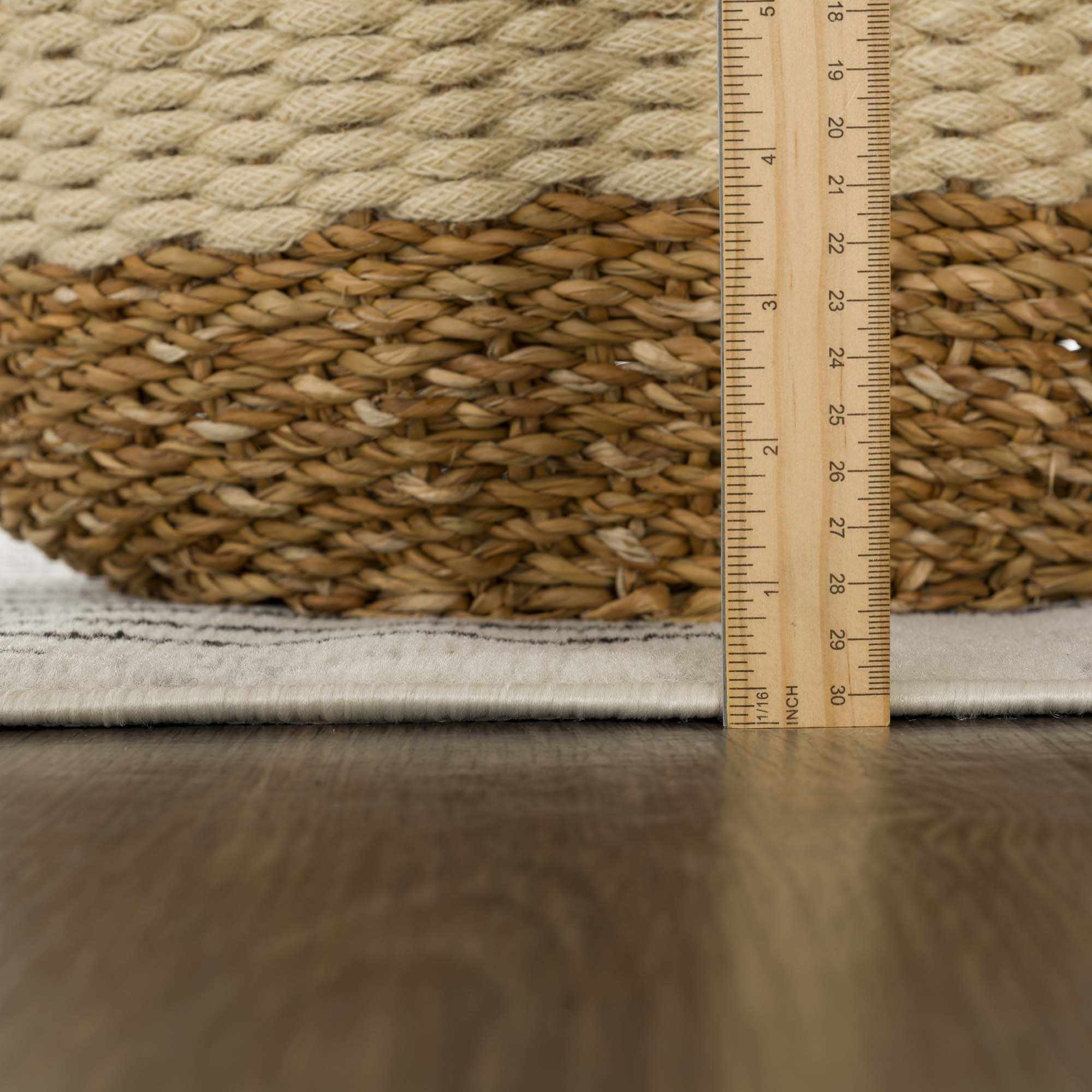 Angus Black&amp;White Geometric Area Rug