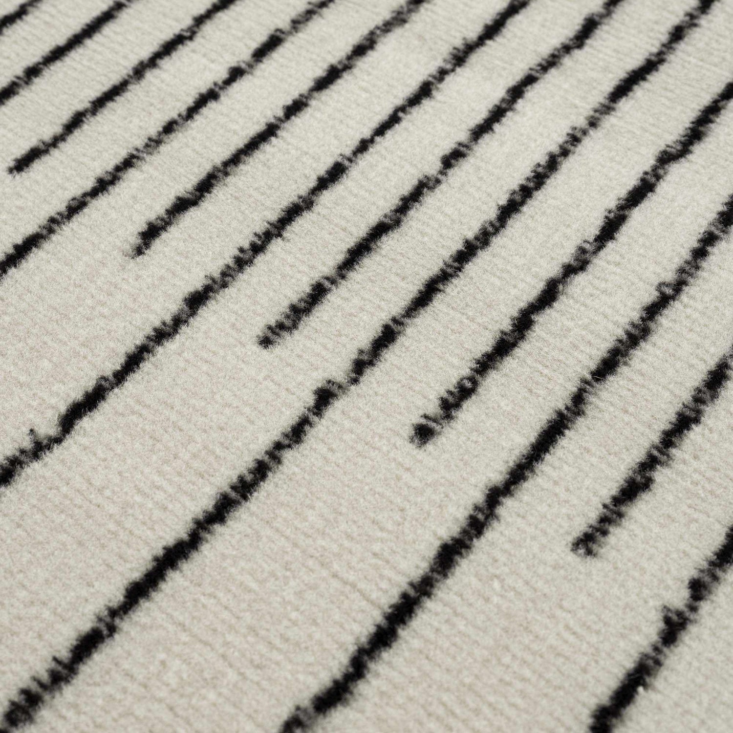Angus Black&amp;White Geometric Area Rug