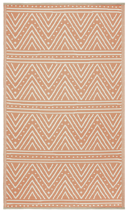 Patan - Coral Reversible Rug