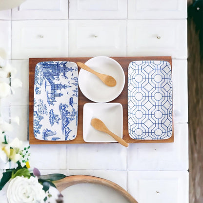 Chinoiserie Tapas 7 Piece Serving Set