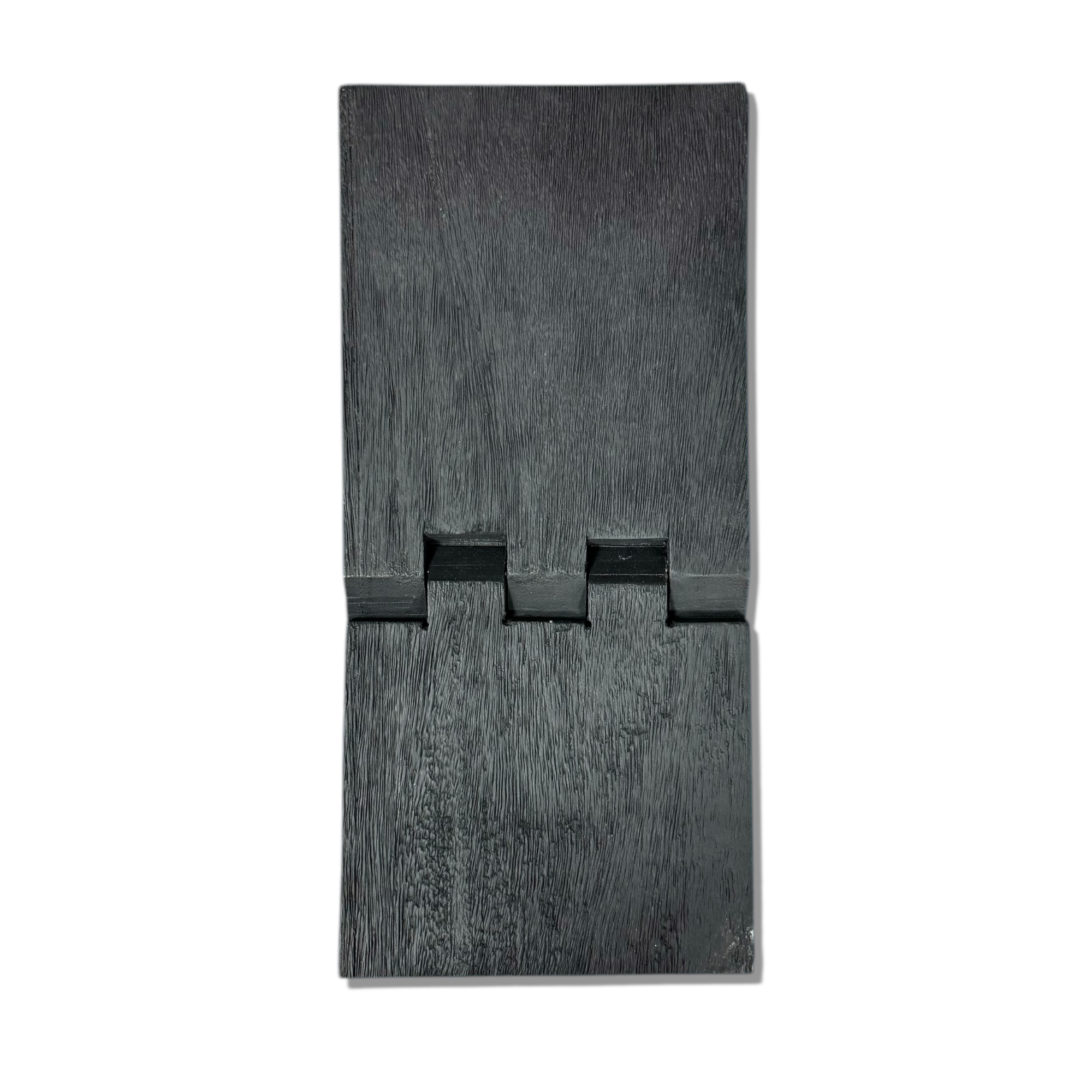 Black Wood Cookbook &amp; Coffee Table Book Holder Stand