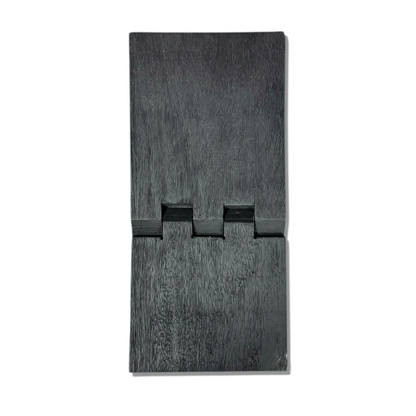Black Wood Cookbook &amp; Coffee Table Book Holder Stand