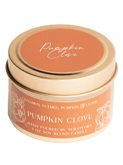 Pumpkin Clove Tin Candle